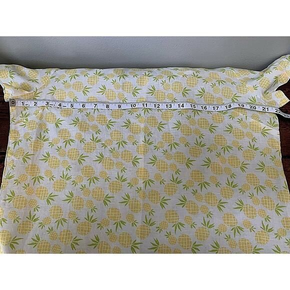 J.CREW Linen Top Short Sleeve Blouse Pineapple Print Women's Sz L -MSRP 64.50$ - Picture 8 of 9